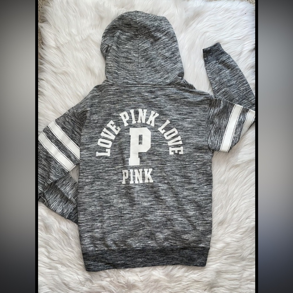 Victoria's Secret Gray Zip-Up Sweater - Picture 5 of 5